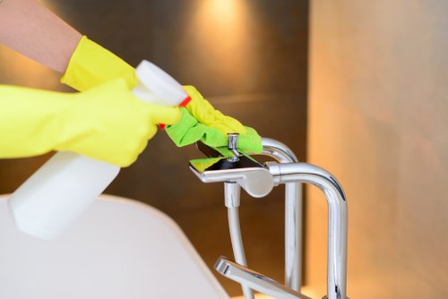 Upholstery cleaning service for a sofa in a Brixton home