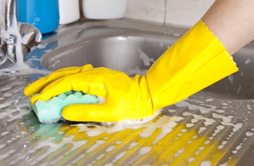 Commercial cleaning in a Brixton office space