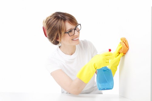 Thorough cleaning of desks and shared office surfaces