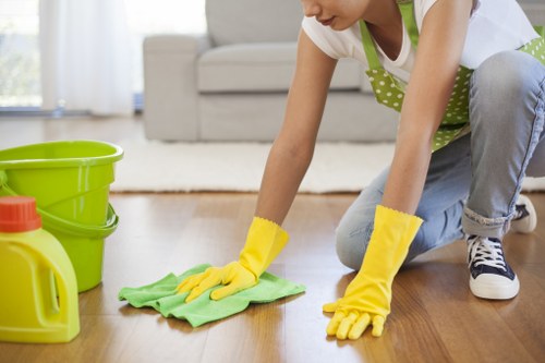 Deep cleaning a wool rug in a Brixton property